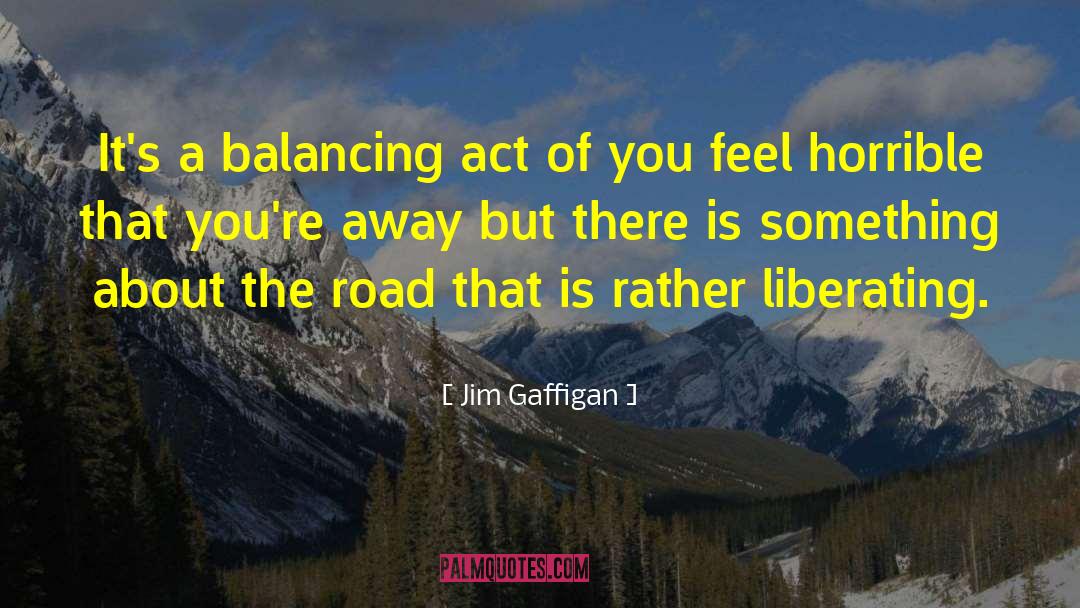 Balancing Ledger quotes by Jim Gaffigan