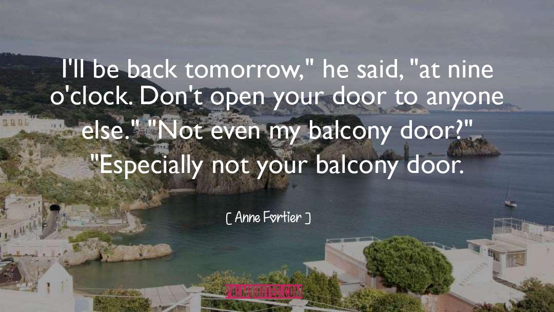 Balcony quotes by Anne Fortier