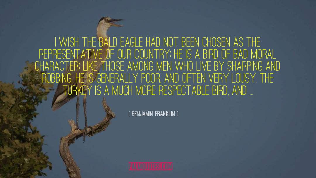 Bald Eagle quotes by Benjamin Franklin