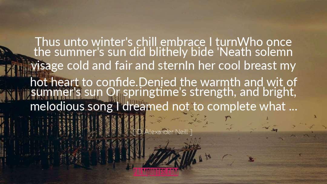 Baldassini Winter quotes by D. Alexander Neill