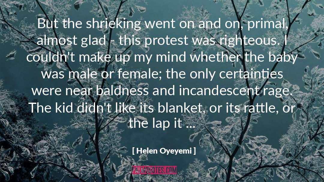 Baldness quotes by Helen Oyeyemi