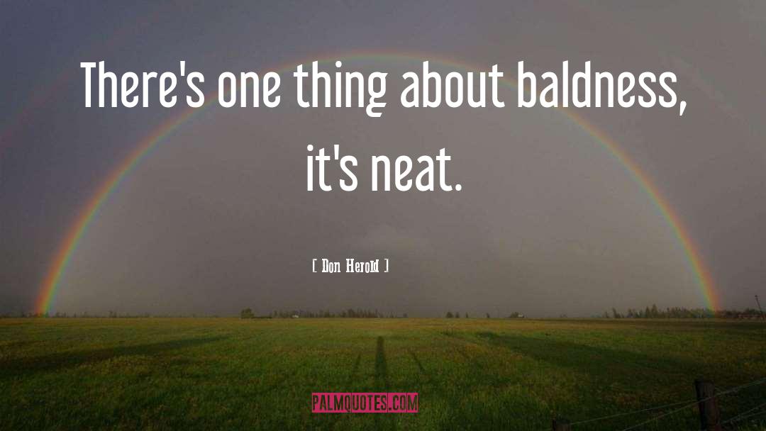 Baldness quotes by Don Herold