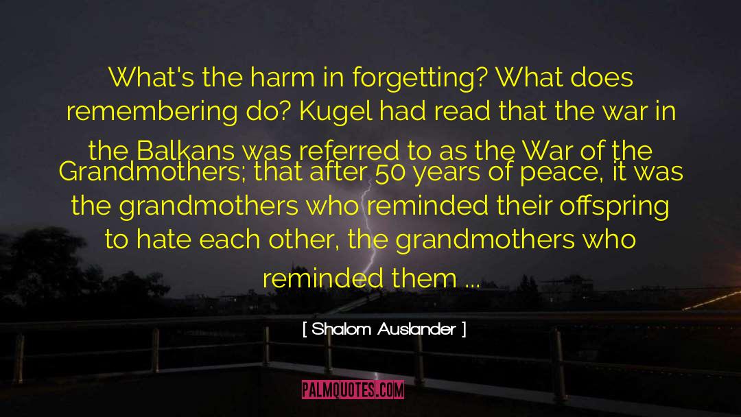 Balkan quotes by Shalom Auslander