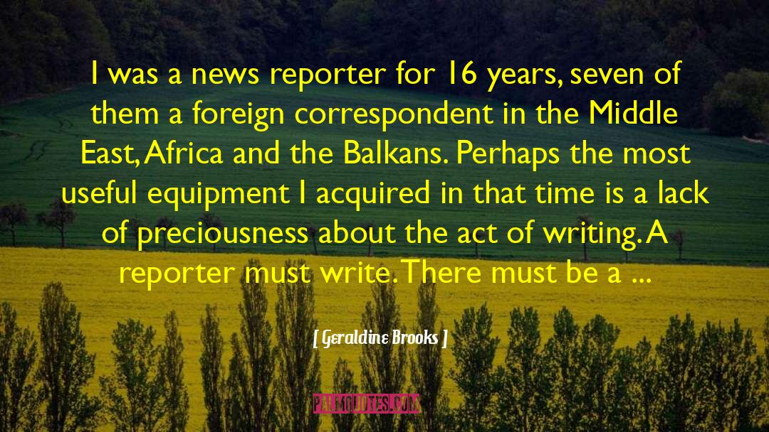 Balkans quotes by Geraldine Brooks