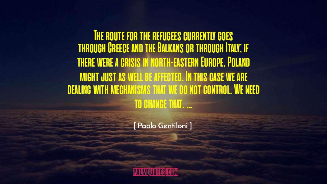 Balkans quotes by Paolo Gentiloni