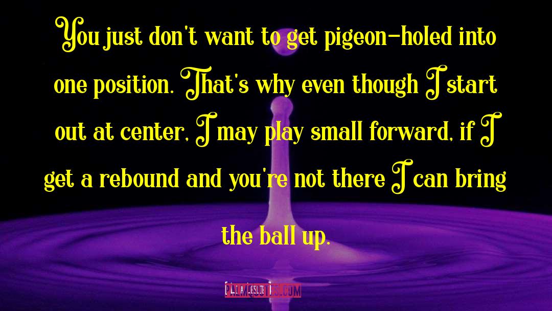 Ball And Chain quotes by Lisa Leslie
