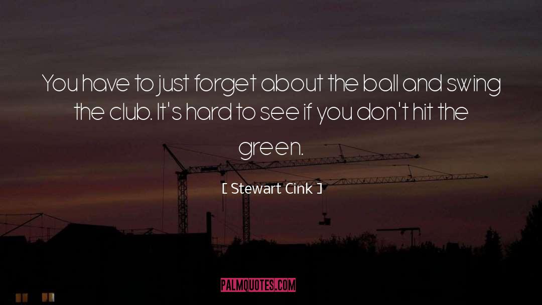 Ball And Chain quotes by Stewart Cink