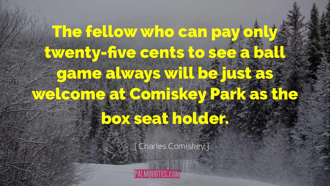 Ball Games quotes by Charles Comiskey