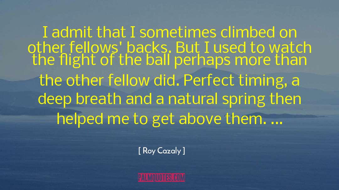 Ball Perfect Mason G7 quotes by Roy Cazaly