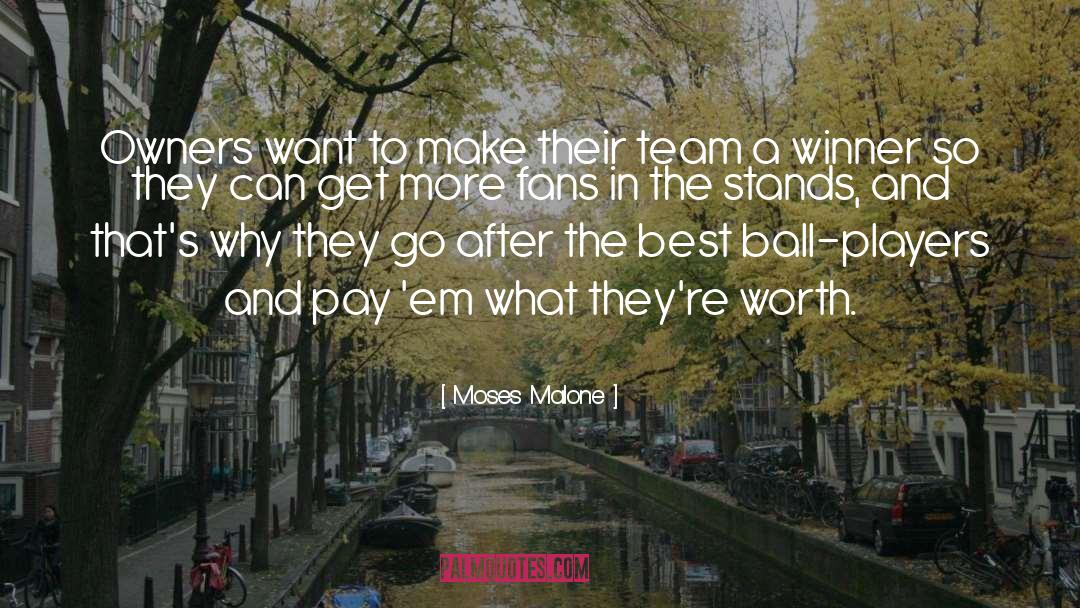 Ball Players quotes by Moses Malone