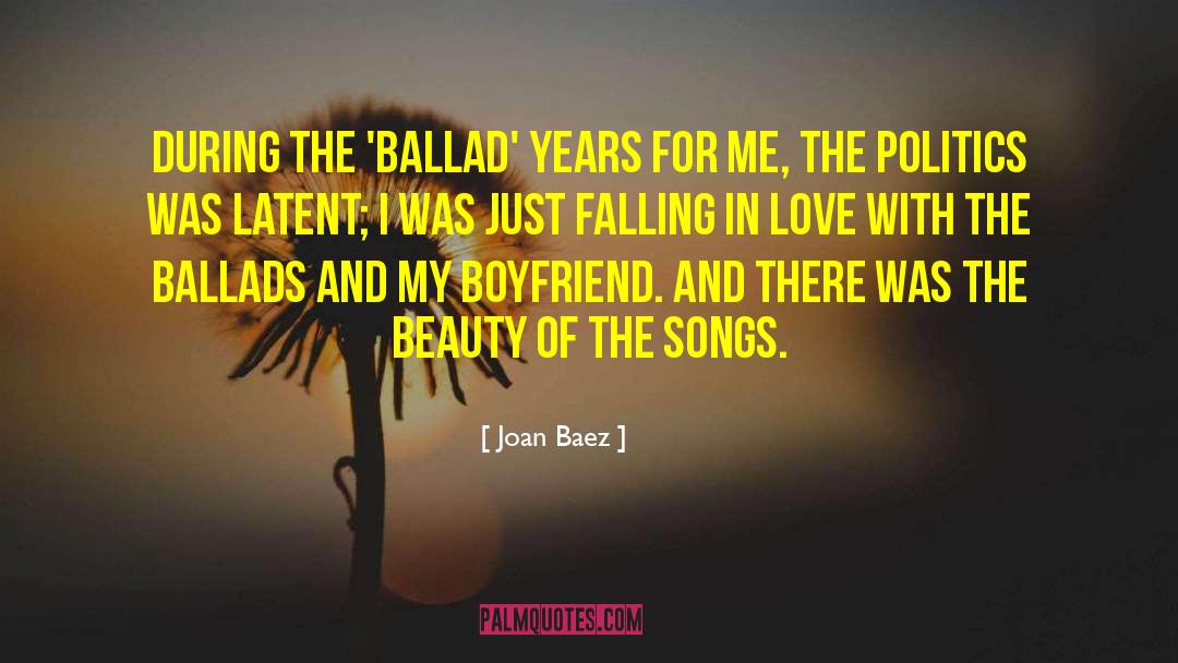 Ballad quotes by Joan Baez