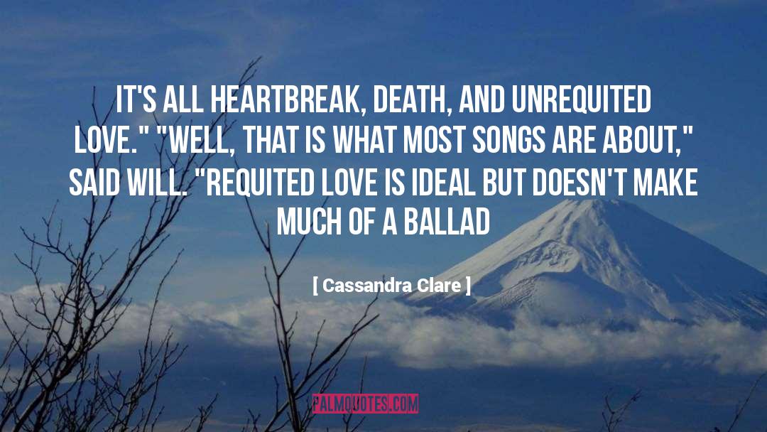 Ballad quotes by Cassandra Clare