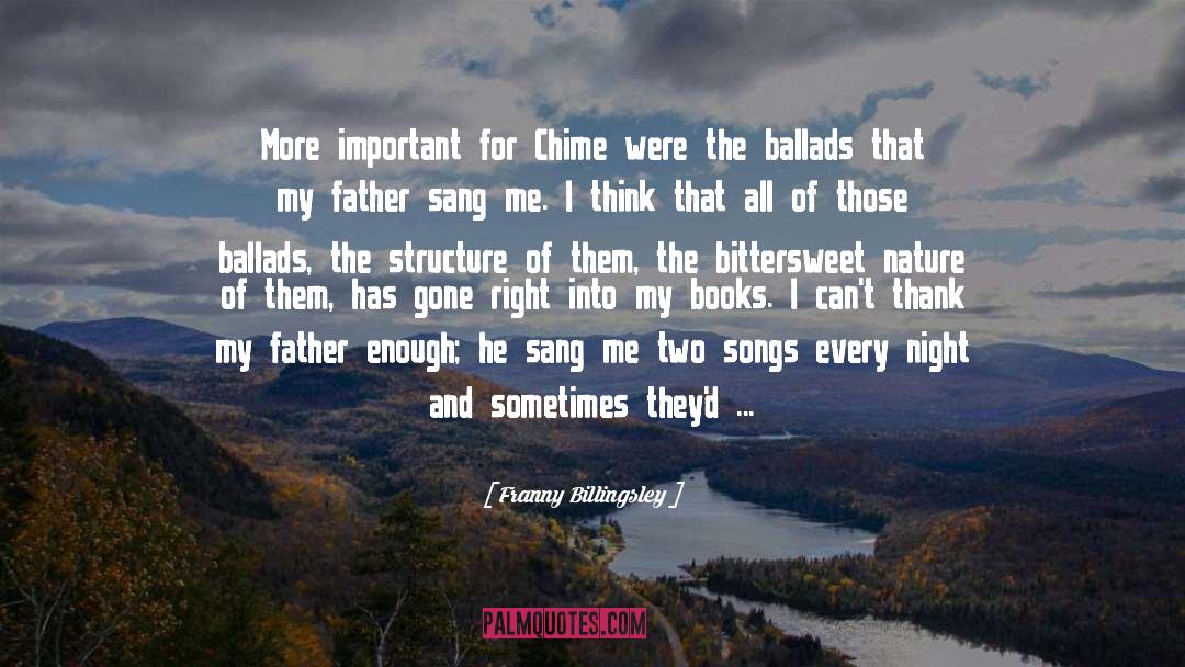 Ballads quotes by Franny Billingsley