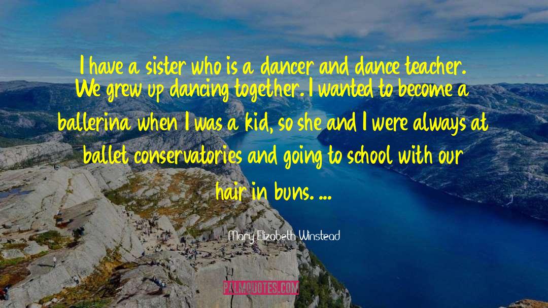 Ballerina quotes by Mary Elizabeth Winstead