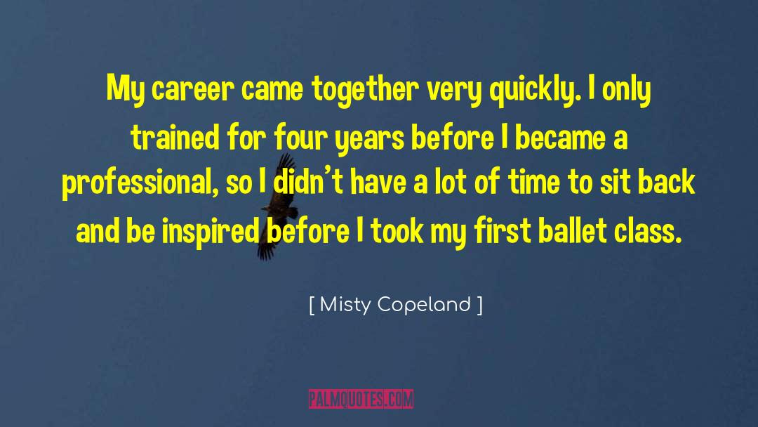 Ballet Class quotes by Misty Copeland