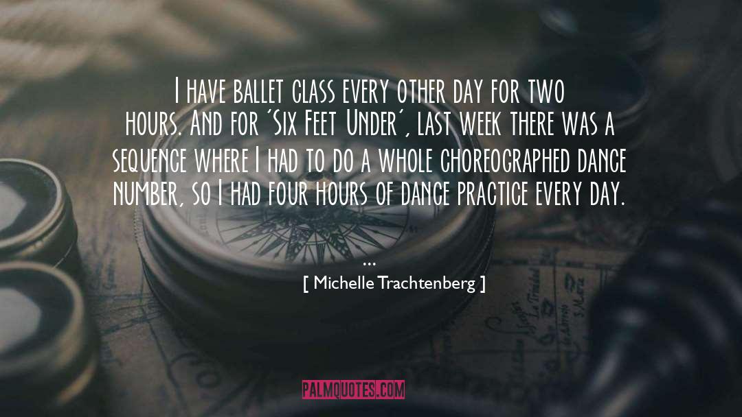 Ballet Class quotes by Michelle Trachtenberg