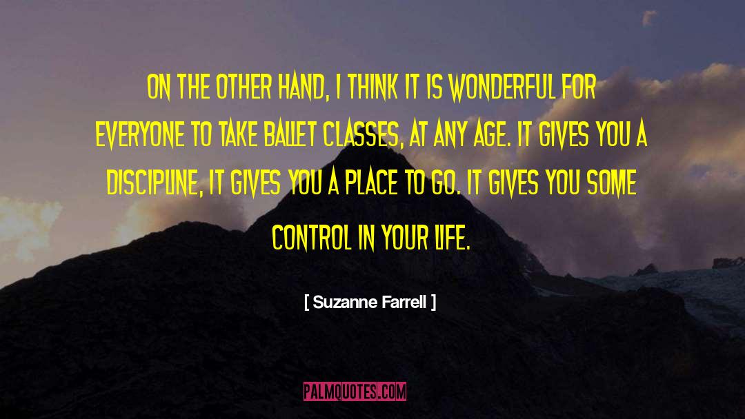 Ballet quotes by Suzanne Farrell