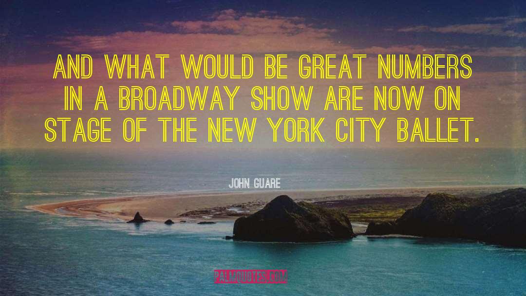 Ballet Turnout quotes by John Guare