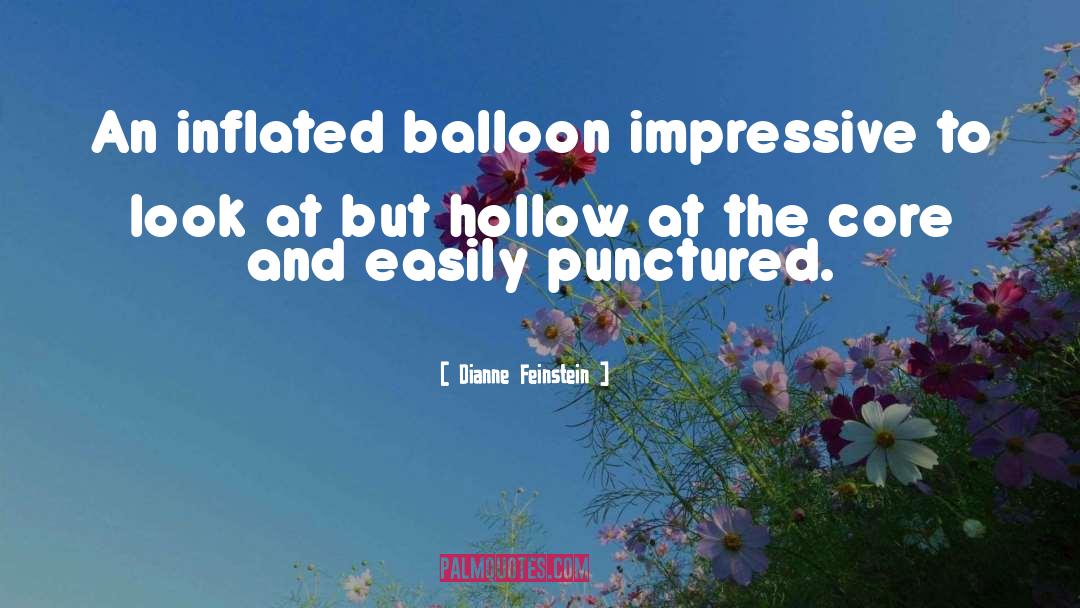 Balloon quotes by Dianne Feinstein