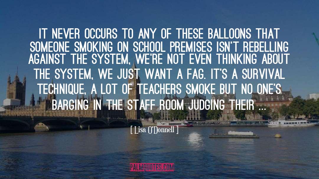 Balloons quotes by Lisa O'Donnell