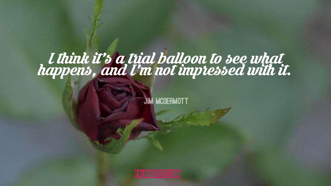 Balloons quotes by Jim McDermott