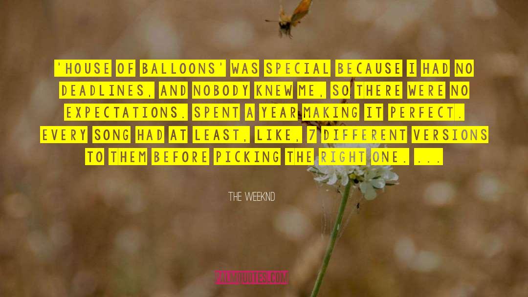 Balloons quotes by The Weeknd
