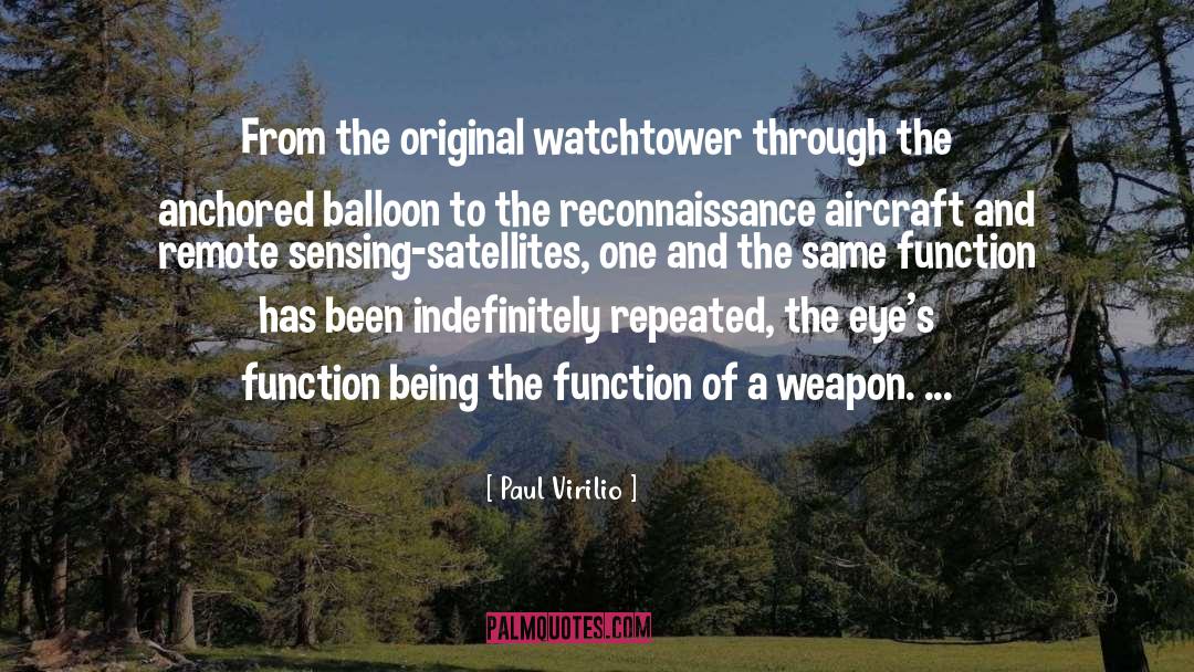 Balloons quotes by Paul Virilio