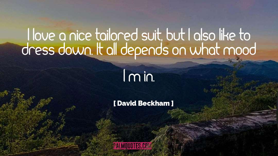 Ballos Dress quotes by David Beckham