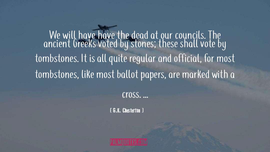 Ballot quotes by G.K. Chesterton