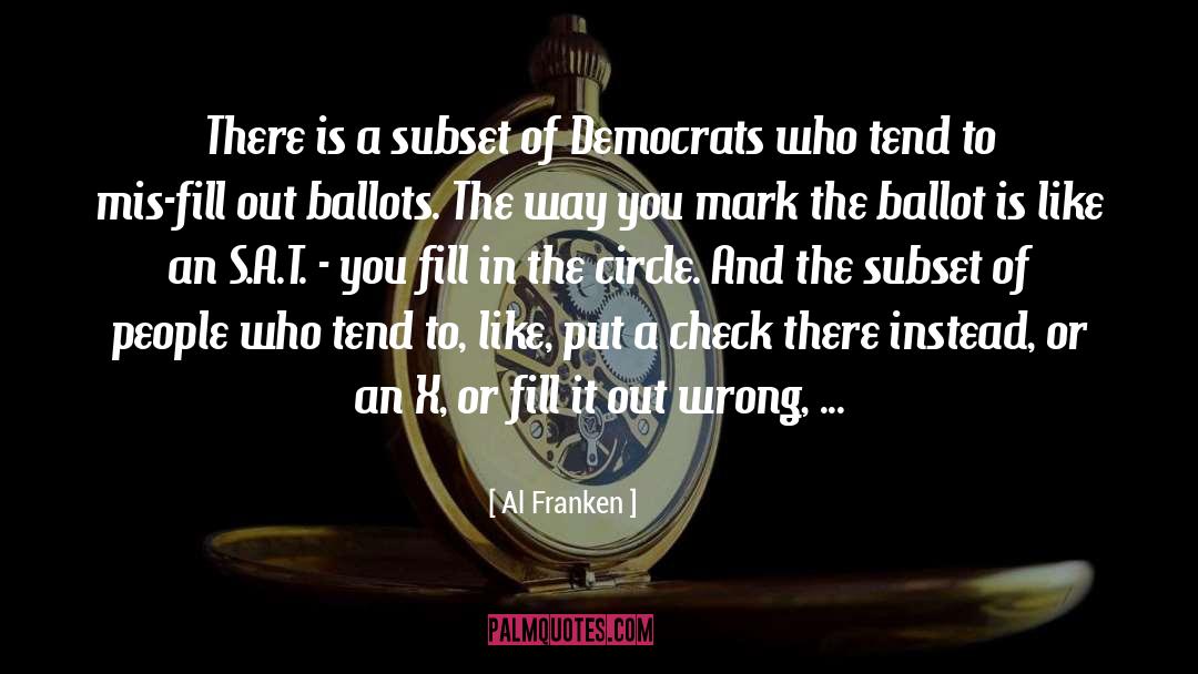 Ballots quotes by Al Franken