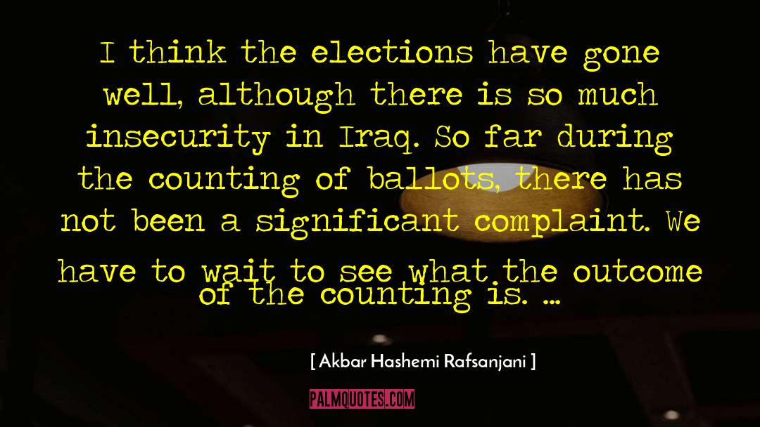 Ballots quotes by Akbar Hashemi Rafsanjani
