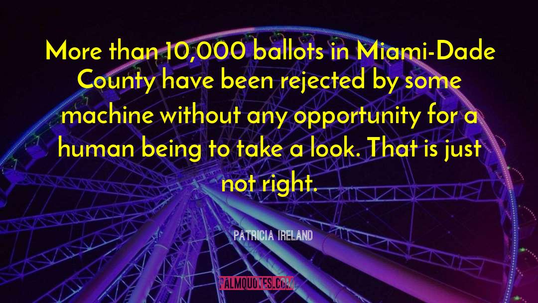 Ballots quotes by Patricia Ireland