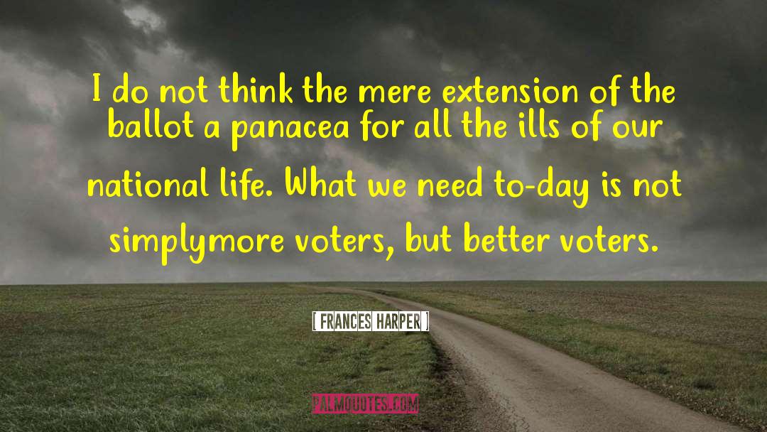 Ballots quotes by Frances Harper