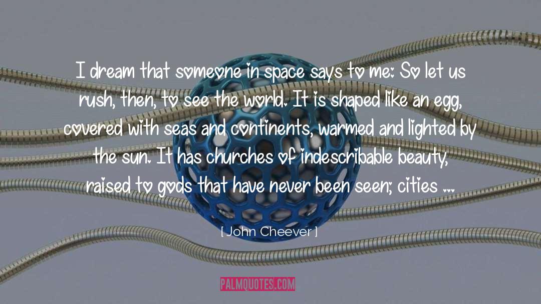 Ballparks quotes by John Cheever
