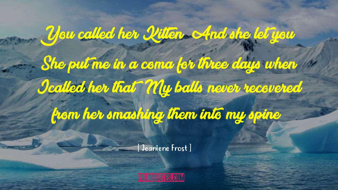 Balls Ownership quotes by Jeaniene Frost