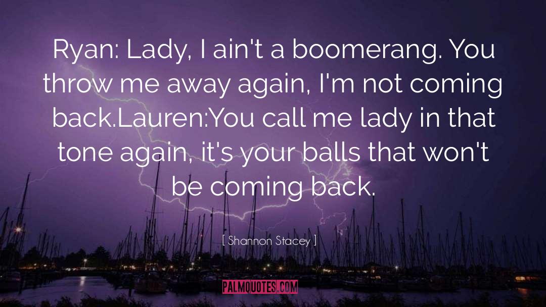 Balls quotes by Shannon Stacey