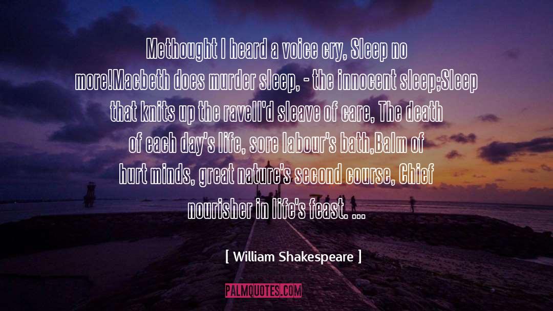 Balm quotes by William Shakespeare