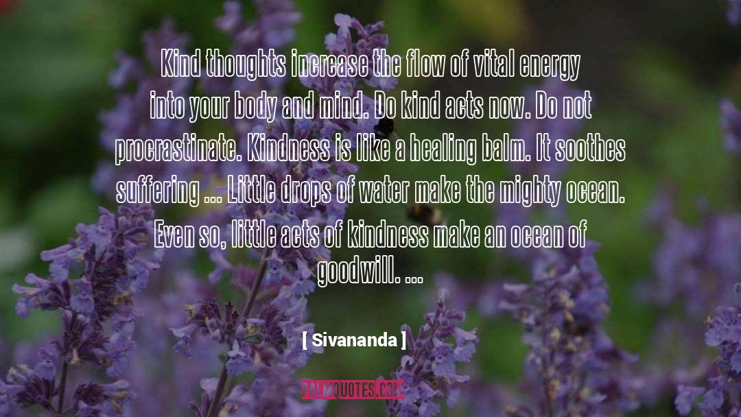 Balm quotes by Sivananda