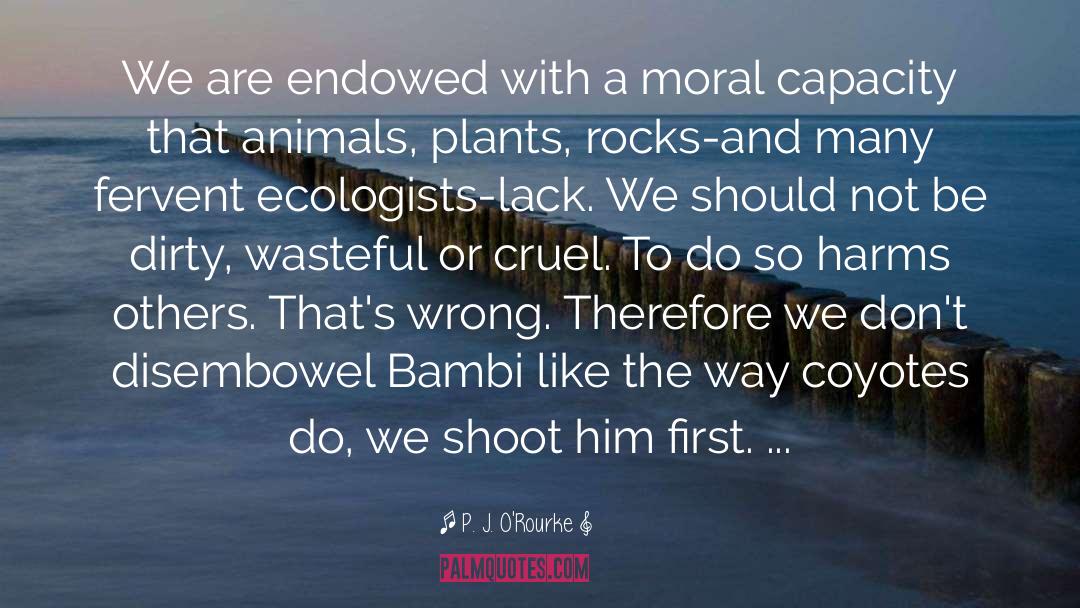 Bambi quotes by P. J. O'Rourke