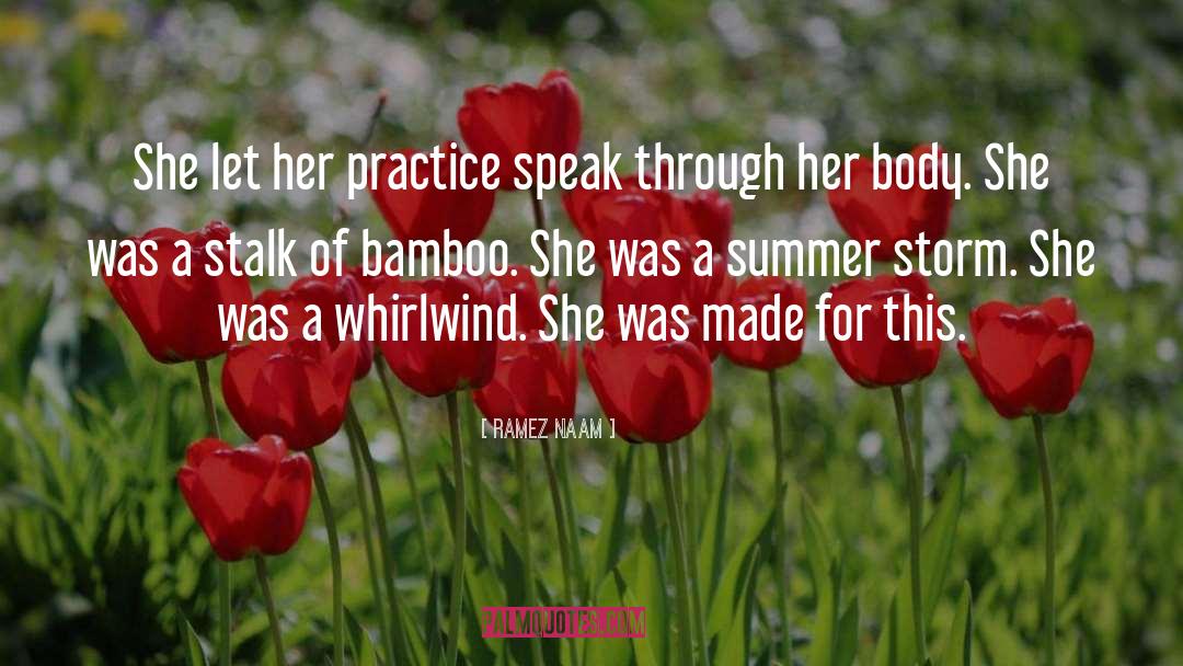 Bamboo quotes by Ramez Naam