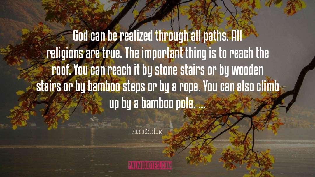 Bamboo quotes by Ramakrishna