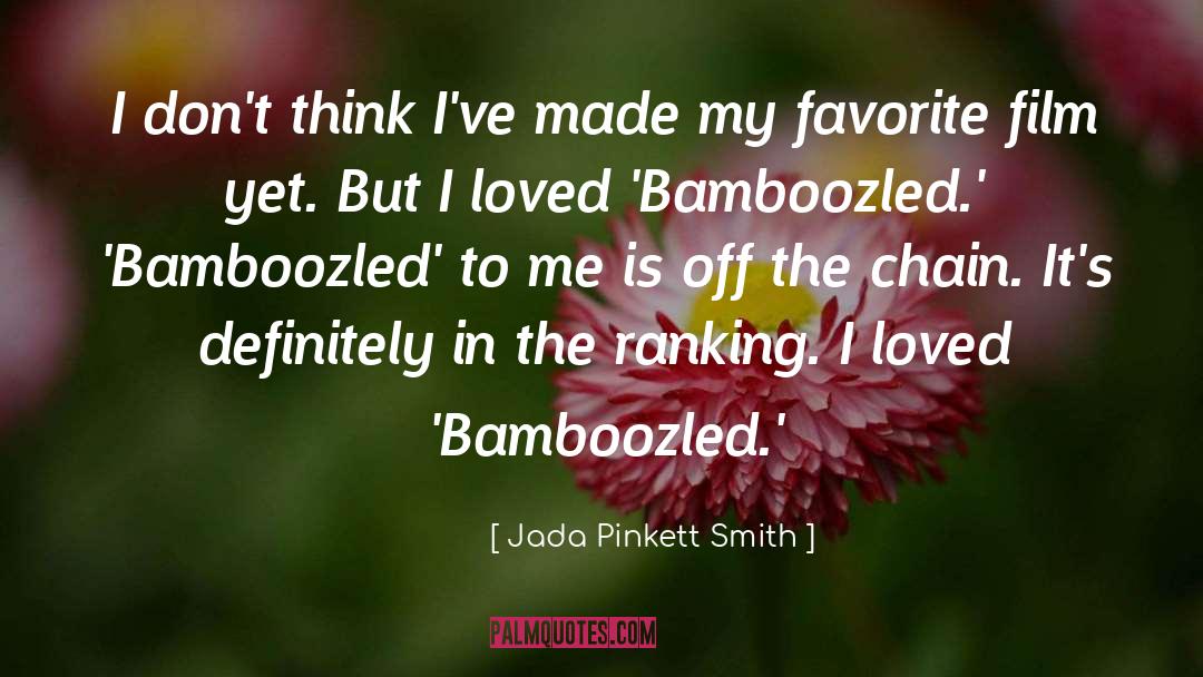 Bamboozled quotes by Jada Pinkett Smith