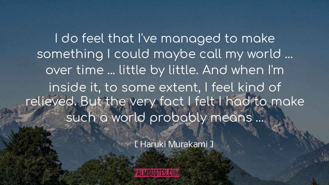 Bampot Introspection quotes by Haruki Murakami