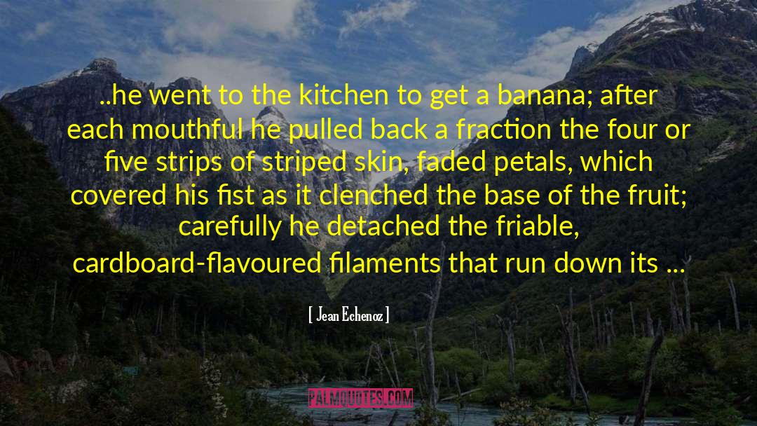 Banana quotes by Jean Echenoz