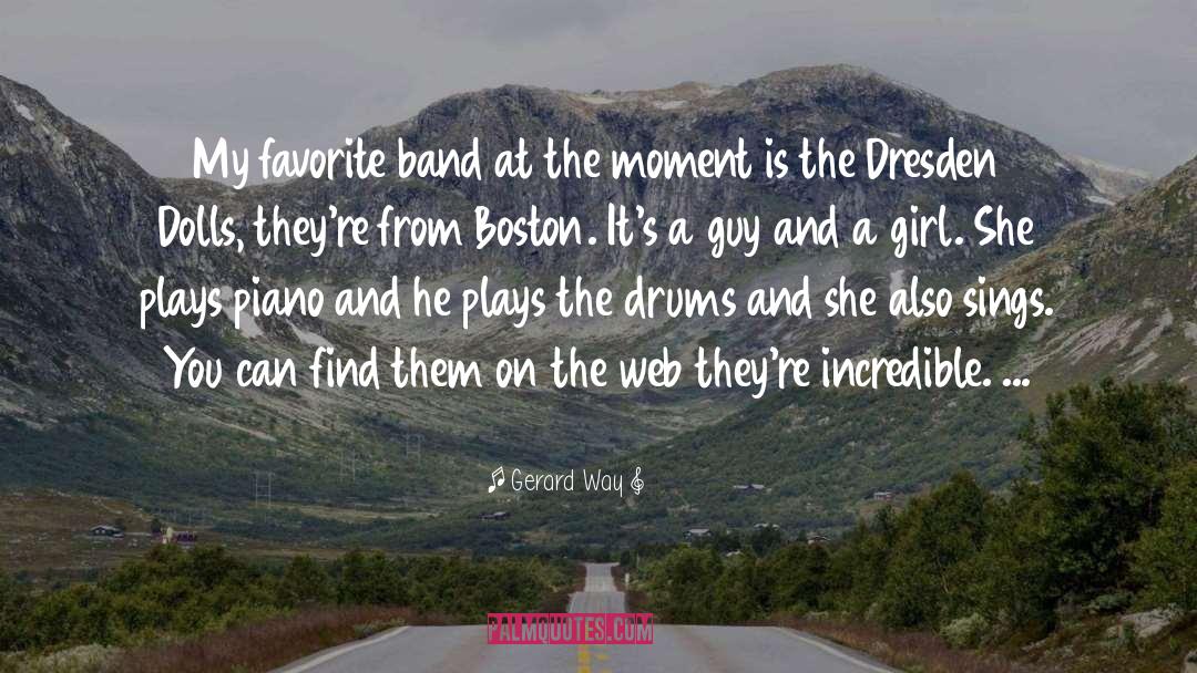 Band Lyrics quotes by Gerard Way