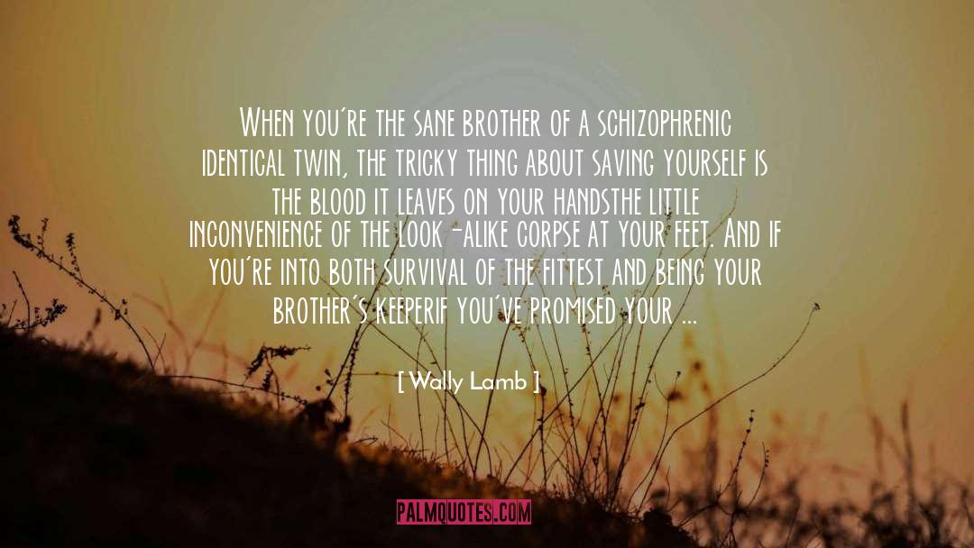 Band Of Brothers quotes by Wally Lamb