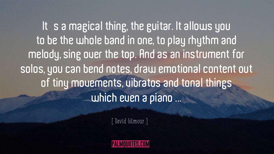 Band quotes by David Gilmour