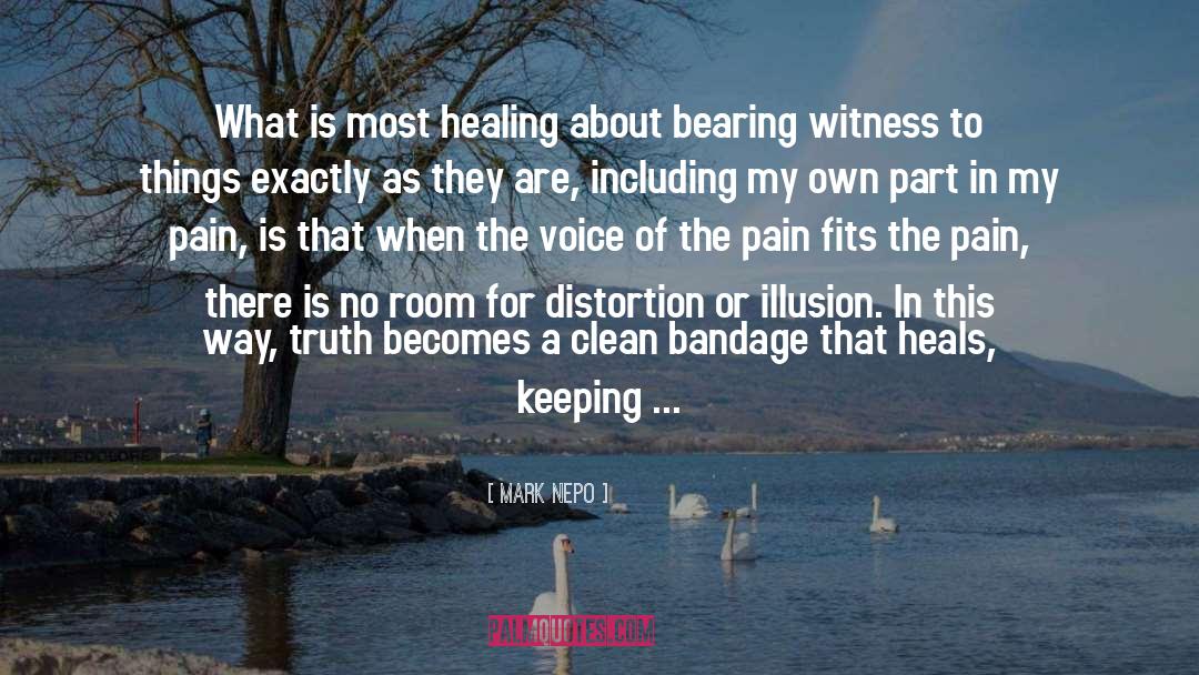 Bandage quotes by Mark Nepo