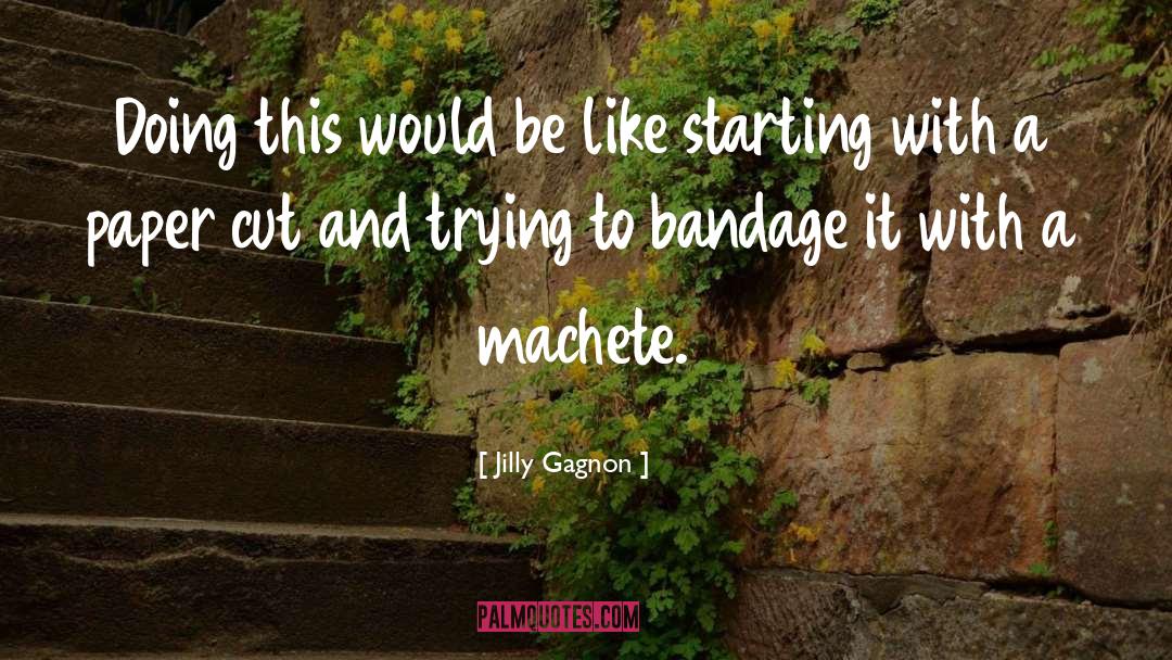 Bandage quotes by Jilly Gagnon