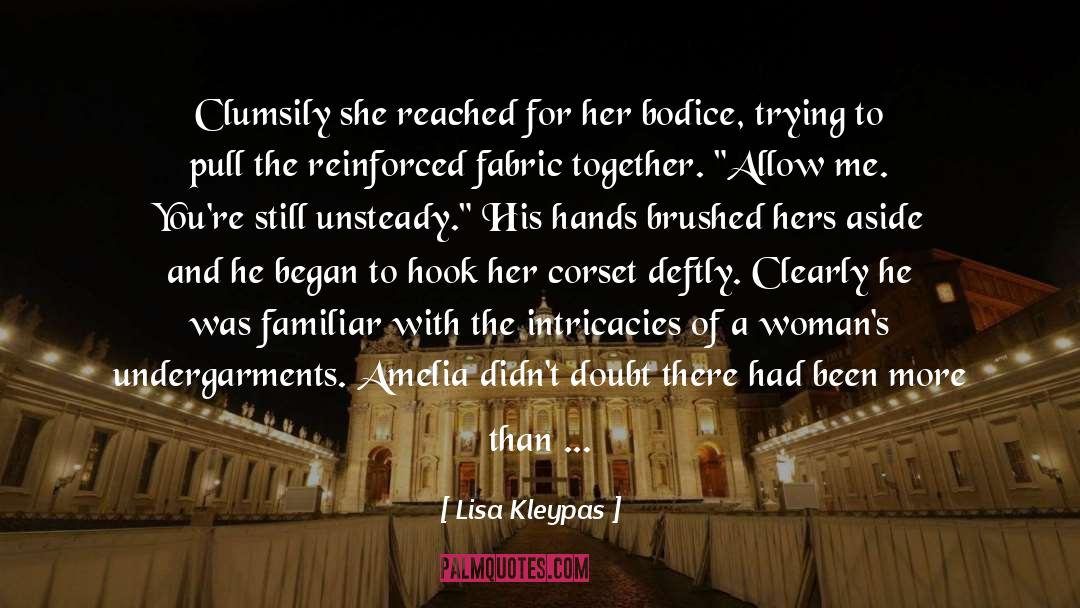 Bandit Helplessness Corset quotes by Lisa Kleypas